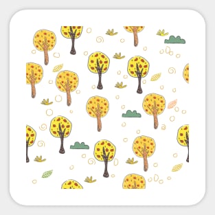 Fall Pattern Sticker